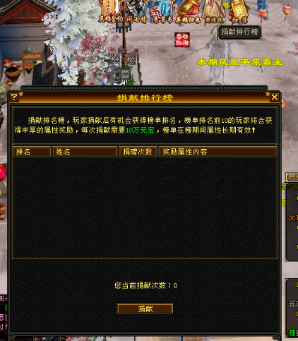 tl游戏娱乐资源《捐献排行榜》《适用 经典  怀旧 》-诺小站